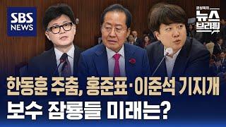 한동훈 주춤, 홍준표·이준석 기지개…보수 잠룡들 미래는? / SBS / 편상욱의 뉴스브리핑