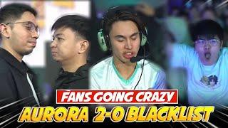 FANS GOING CRAZY in the VENUE AFTER THIS HEATED MATCH BETWEEN AURORA and BLACKLIST