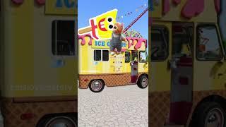 big ice cream #cat #catvideos #trendingshorts