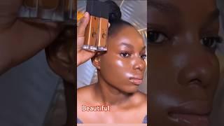 Step by step makeup transformation tutorial on dark skin girl #makeuptutorial #makeup