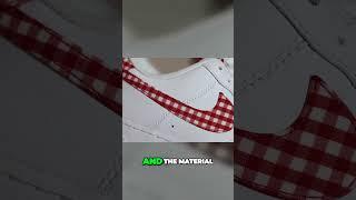 Tablecloth sneakers! Nike Air Force 1 Gingham Mystic Red DZ2784 101 #af1 #shorts