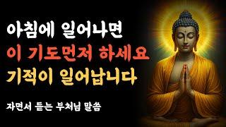 아침에 일어나자마자 이 기도먼저 하세요… 기적처럼 하루가 달라집니다ㅣ부처님 말씀ㅣ석가모니 가르침ㅣ불교 명언