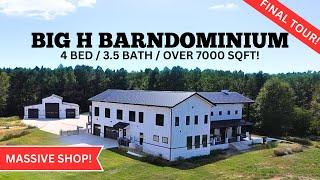 Massive Modern Barndominium | 1845 Barndominiums | 4 bed