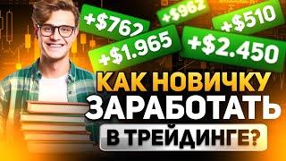 Трейдинг с НУЛЯ! С чего начать РАЗГОН депозита в трейдинге? Трейдинг для новичков