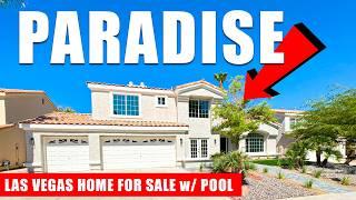 Las Vegas Home for Sale | POOL, GATED, REMODELED, CHEF's Kitchen 5 Beds 89074 | Entertainer's DREAM