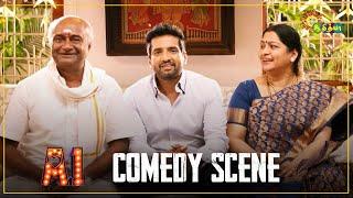 A1 - Comedy Scene | Santhanam | MS Bhaskar | Manohar | Adithya TV