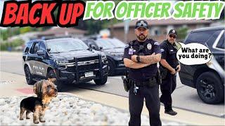 Cop is Scared of Man With 4LB DOG!!! Super Hero Cop Does the WALK OF SHAME!!!