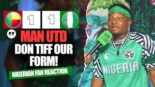 BENIN REPUBLIC 1-1 NIGERIA ( Godfrey -NIGERIAN FAN REACTION) -2025 AFCON Qualifiers HIGHLIGHTS 23-24