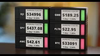 stock ticker display for home | TickrMeter A physical stock ticker on your desk