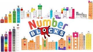 Numberblock Math Link Cubes 1-30 Compilation | Numberblocks Maths Activity Set 10, 11-20 and 21-30