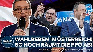 WAHLEN IN ÖSTERREICH: Rechte Partei FPÖ ist stärkste Kraft! Partei steht vor Koalitionsproblemen!