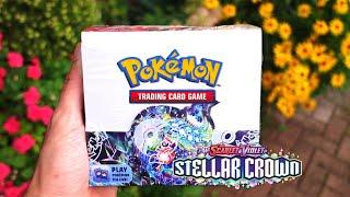 What's Inside!? Pokemon Stellar Crown Booster Box Opening!