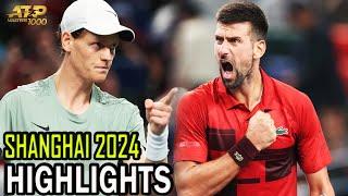 Novak Djokovic vs Jannik Sinner Final Highlights | Shanghai 2024