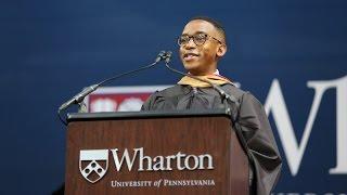 Dante Pearson, Student Speaker | Wharton MBA Graduation 2017