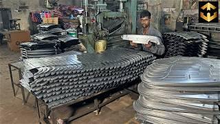 Amazing Process of Making Motorcycle Chain Cover in Factory Mass Production