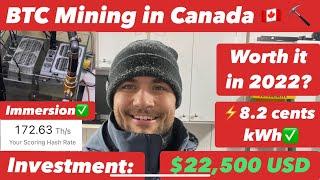 How much I make Mining Bitcoin in Canada - is it profitable in 2022?