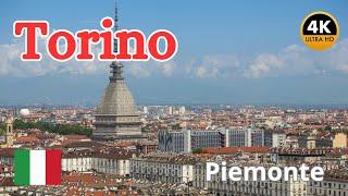 Torino, Italy  4K Walking Tour - July 2024