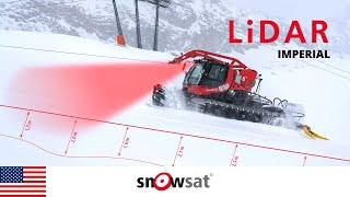 (Imperial Numbers) How the predicitive snow depth measurement SNOWsat LiDAR works