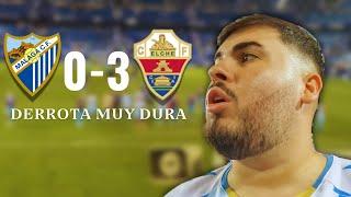 DERROTA MUY DURA... 0-3 EN LA ROSALEDA| VLOG MALAGA -ELCHE