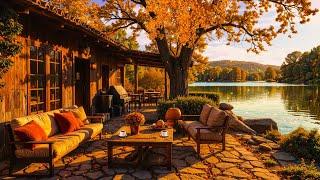 Cool Autumn Morning by the Lake Ambience  Smooth Jazz Music for Focus, Relaxation & Stress Relief