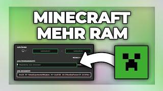 Minecraft mehr RAM zuweisen und FPS boosten - Tutorial