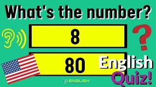 Learn English | Numbers Listening Practice Test