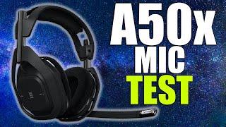 ASTRO A50X Microphone Quality Test