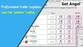 Betfair Trading, Peter Webb, professional trader explains how to do low risk "painless" trading