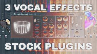 3 Vocal Effects In Fl Studio Stock Plugins  #Shorts