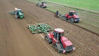 XXL Sowing | 3x Case IH Quadtrac | JD 8370RT | Dal Maso