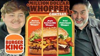 Burger King's Million Dollar Whopper Finalists Put to the TEST!