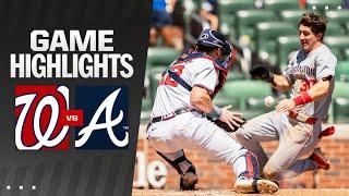 Nationals vs. Braves Game Highlights (8/25/24) | MLB Highlights