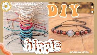 COMO FAZER PULSEIRAS HIPPIE | MARIA MORO️