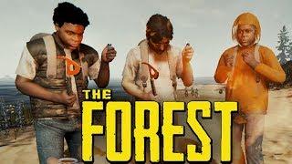 4 ЧЕЛОВЕКА ВЫЖИВАЮТ В ЛЕСУ (УГАР) - The Forest