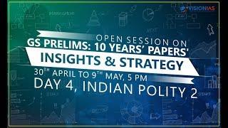 GS Prelims : 10 Years' Papers' Insights & Strategy | Part 04 - Polity