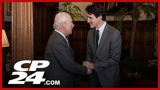 Prime Minister Justin Trudeau meets with King Charles III at summit in U.K.