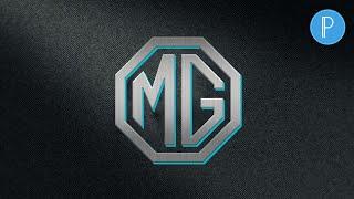 How to Make (MG) Professional Logo | In Pixellab Very Easy