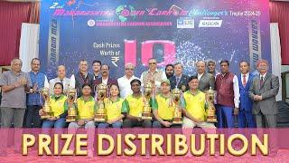 Prize Distribution Ceremony : 2nd Maharashtra Open Carrom Challenger's Trophy 2024-25