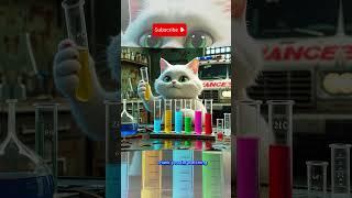 A Whimsical Journey of Science and Courage #cat #cute #kitten #aicat