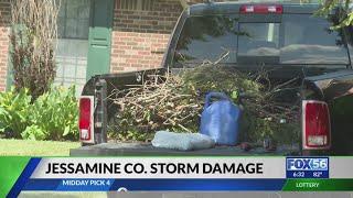 Jessamine County storm damage leads to busy Monday