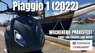 E-Roller Piaggio 1 Active (2022)  Wochenend-Praxistest | Fahrt von Zuhause zum Hafen | VLOG 365