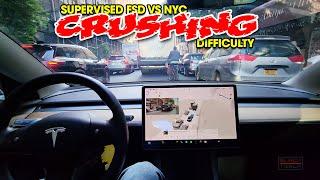 Tesla FSD 12.5 Takes on NYC Soul Crushing Traffic