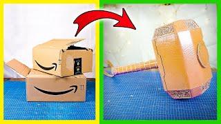 How to make Thor's hammer with cardboard