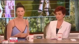 Caitriona Balfe - Interview on The Talk TV Show (June 8, 2016) [RUS SUB]