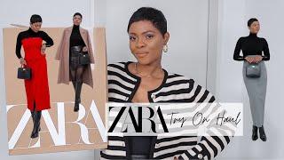 ZARA WINTER HAUL | TRY ON & STYLING | ama loves beauty