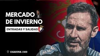 Mercado de invierno de Osasuna | Entradas y salidas