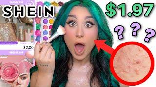 Testing SHEIN Makeup... the worlds best CHEAPEST Makeup (AGAIN)