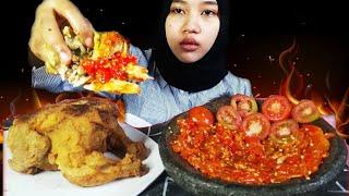 Mukbang Ayam utuh SAMBEL GEPREK  JONTOR   NGAJAK RIBUT