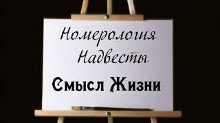 Смысл жизни; нумеролог Надежда Калинина/Надвеста