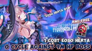 [HSR 3.0/V2] 1 COST E0S0 THE HERTA - 0 CYCLE 9 MILLION HP BOSS | NO RNG BS, NO DDD, ONLY BIG PP DMG